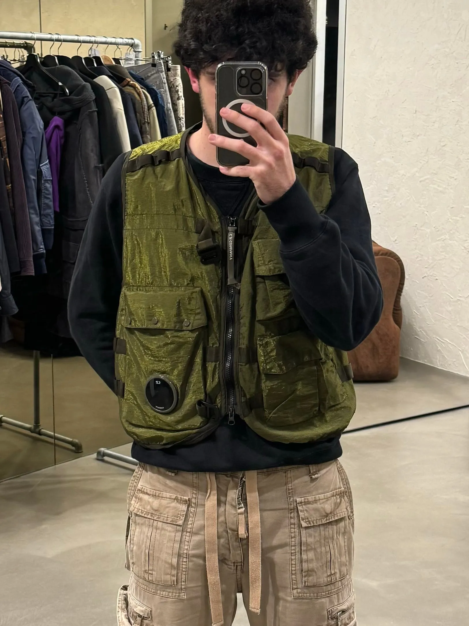 2010s C.P. Company cargo tactical vest