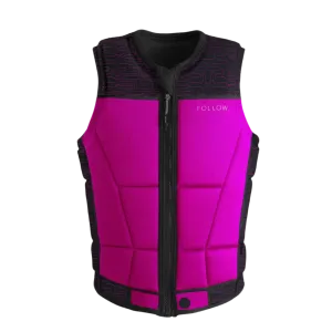2025 Follow Harmony Womens Impact Vest - Black/Pink