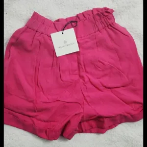 (24) NWT Chloe Kristyn Paperbag Shorts Hot Pink, Sz XS