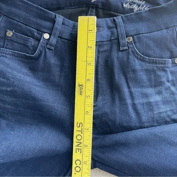 7 For All Mankind Kimmie Straight Leg Jeans size 23