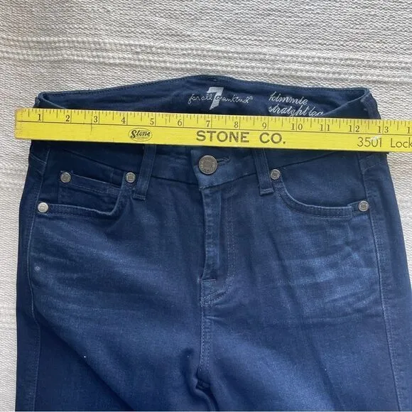 7 For All Mankind Kimmie Straight Leg Jeans size 23