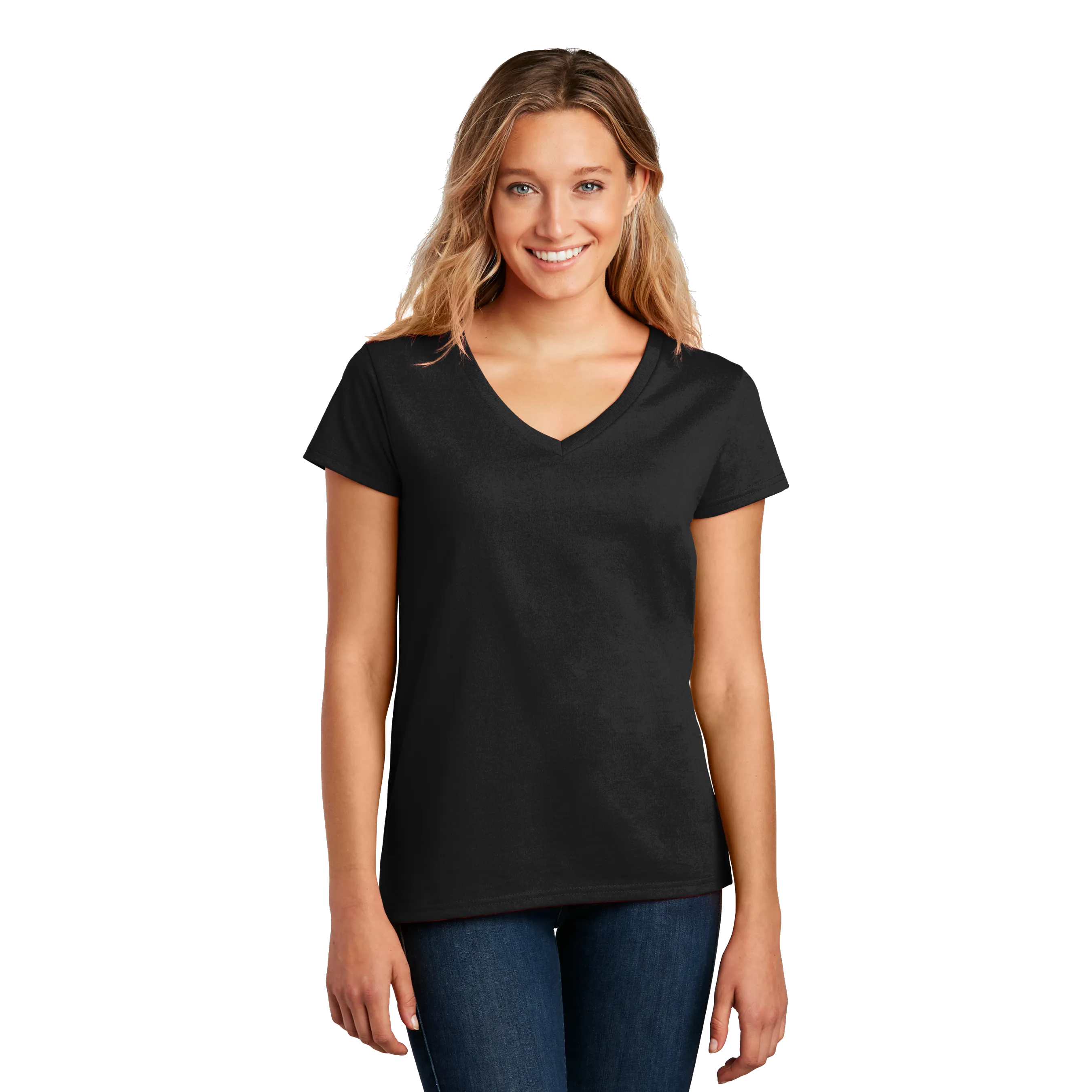 A2058W Ladies Re-Tee V-Neck