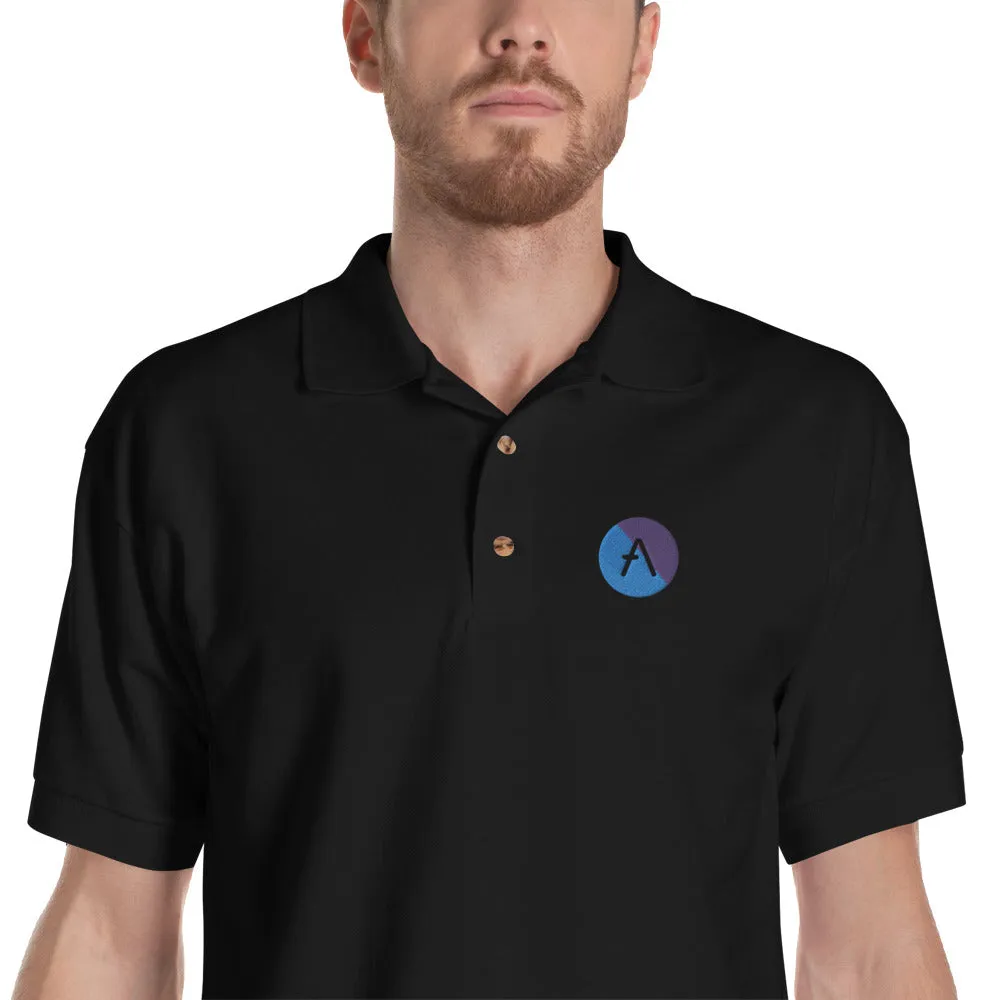 Aave Embroidered Polo Shirt
