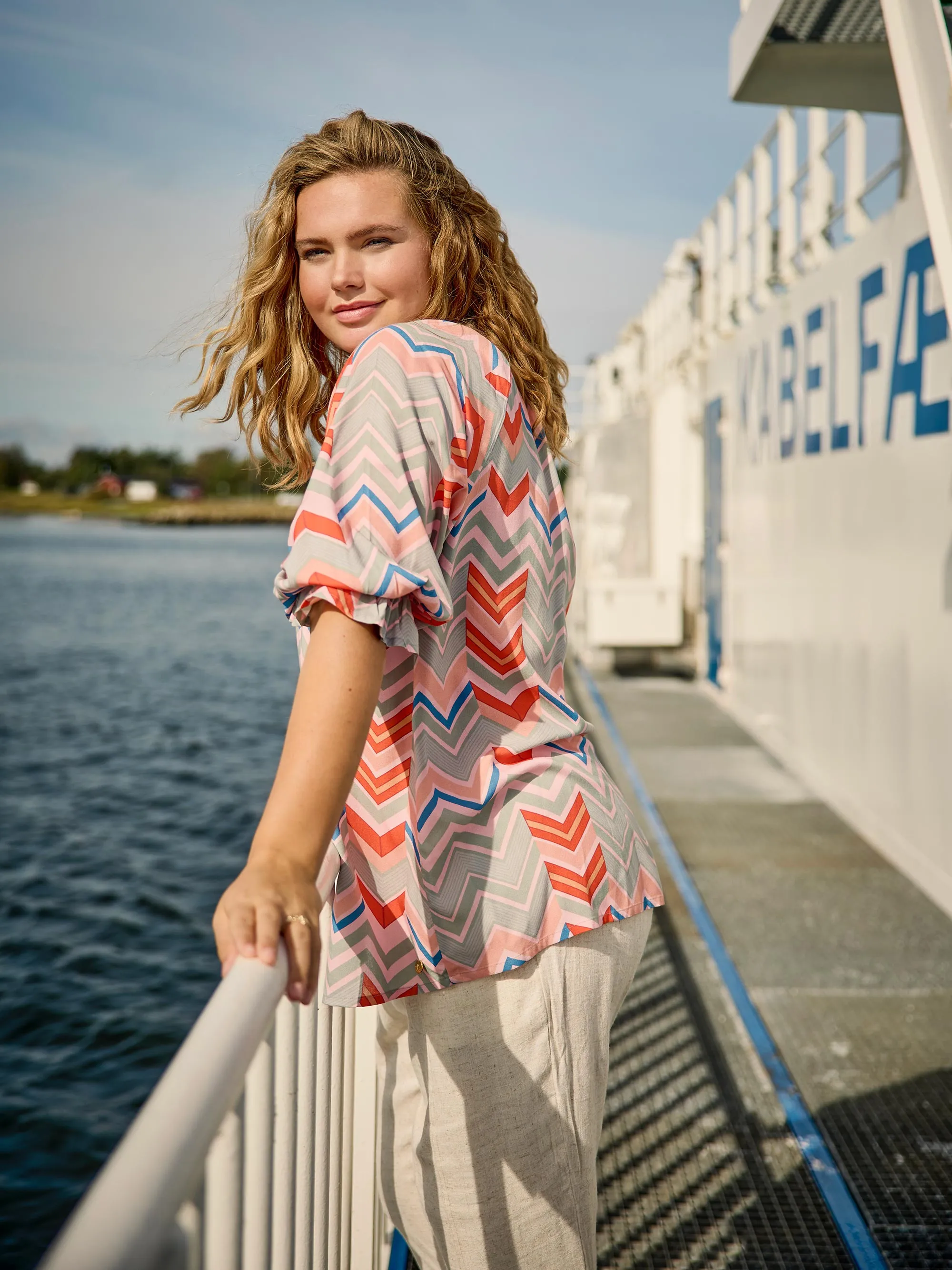 ADA BLOUSE - Orange Peel