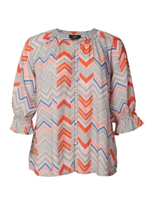 ADA BLOUSE - Orange Peel