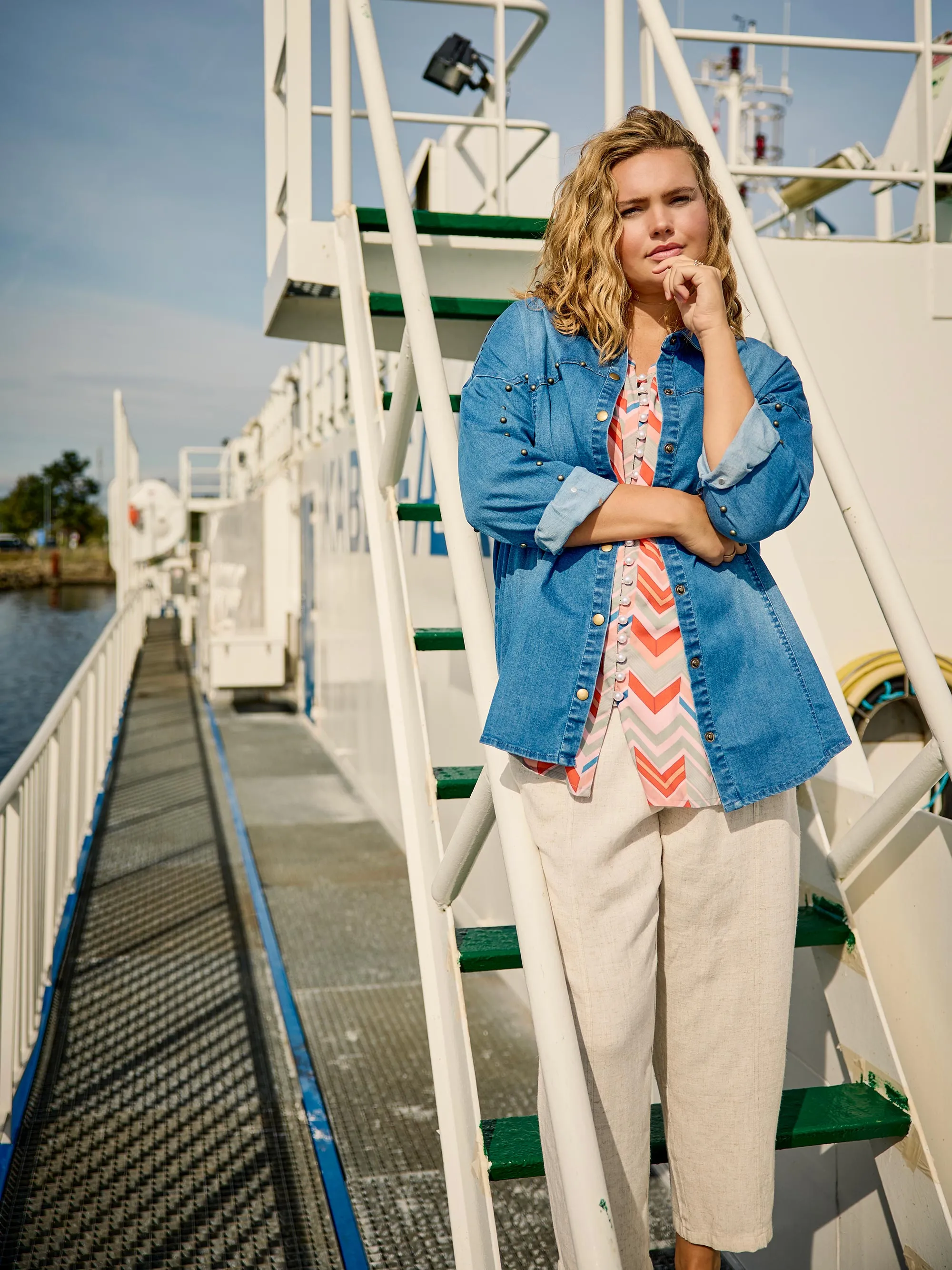 ADA BLOUSE - Orange Peel