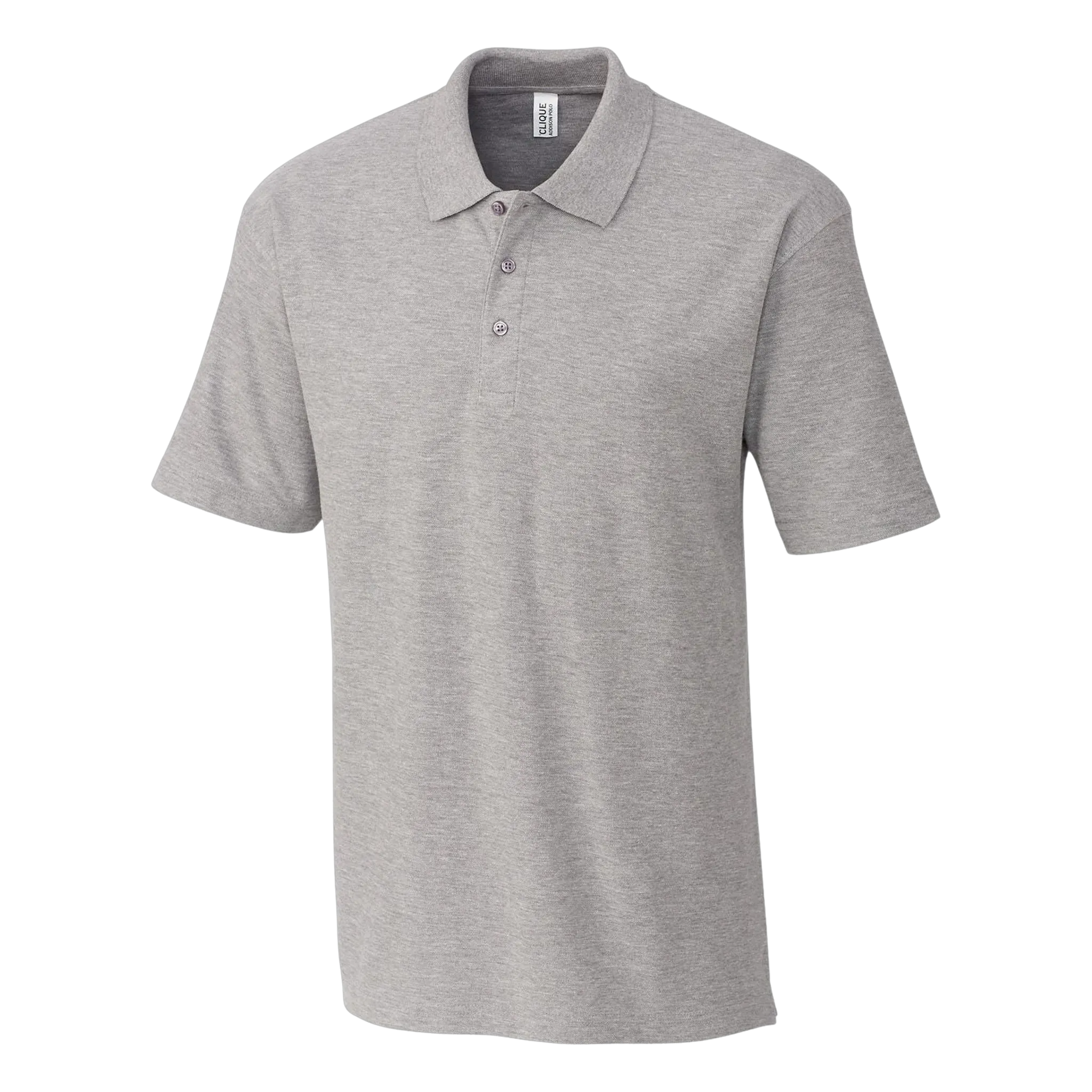 Addison All Cotton Pique Short Sleeve Mens Polo