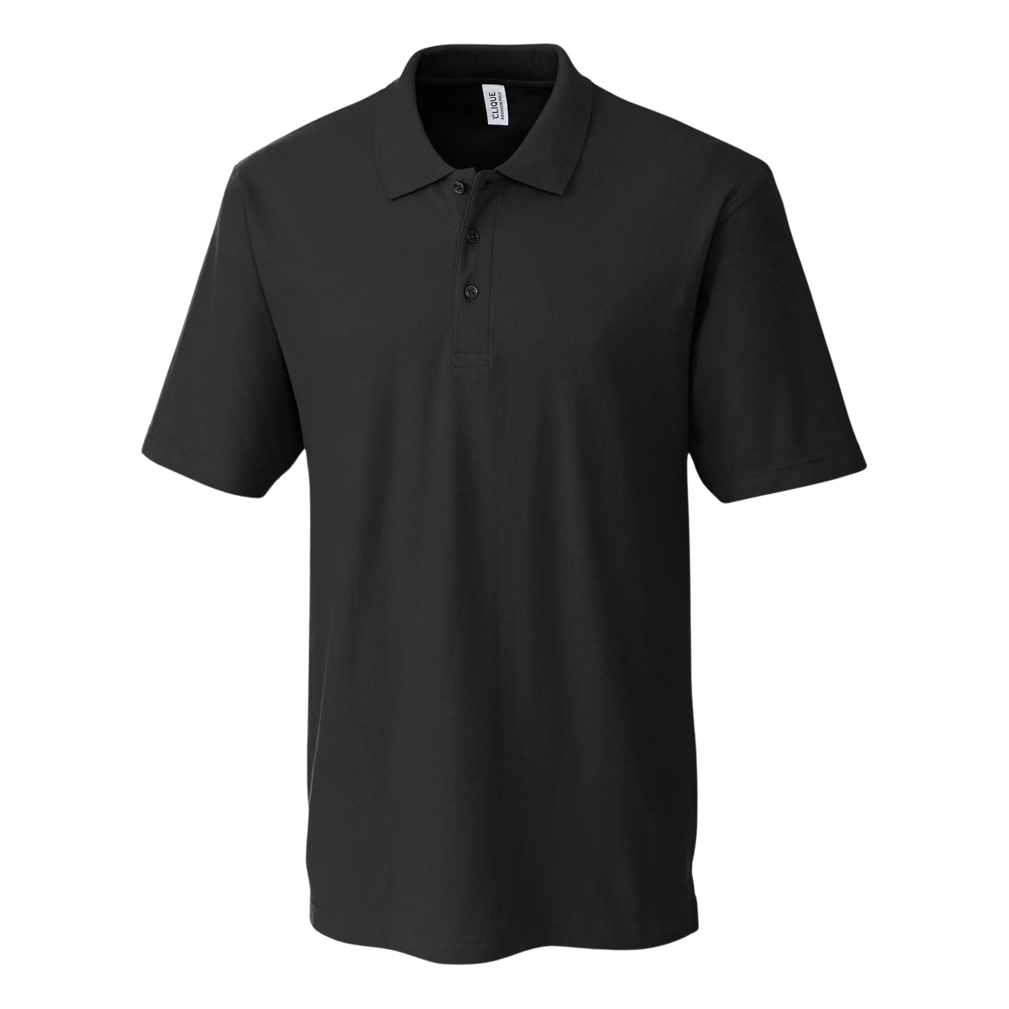 Addison All Cotton Pique Short Sleeve Mens Polo