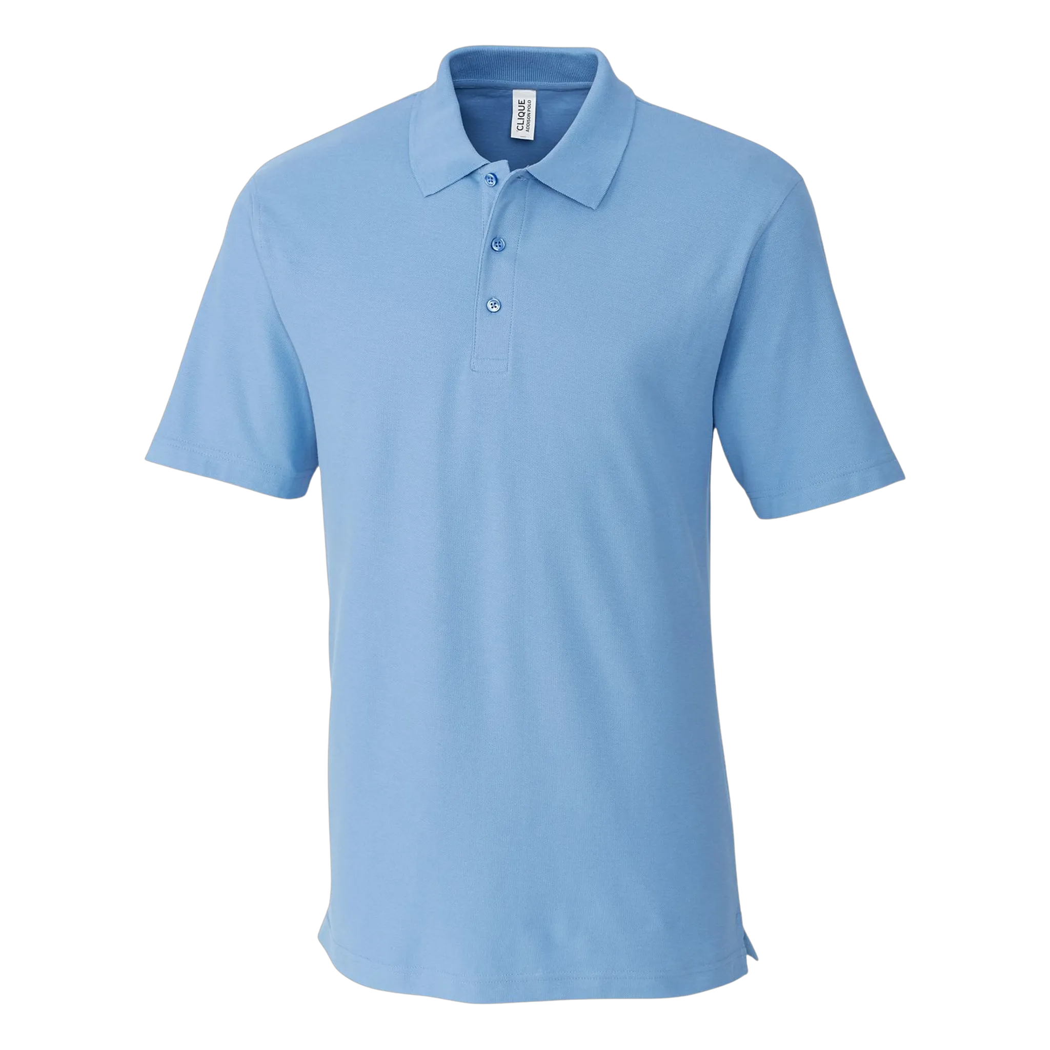 Addison All Cotton Pique Short Sleeve Mens Polo