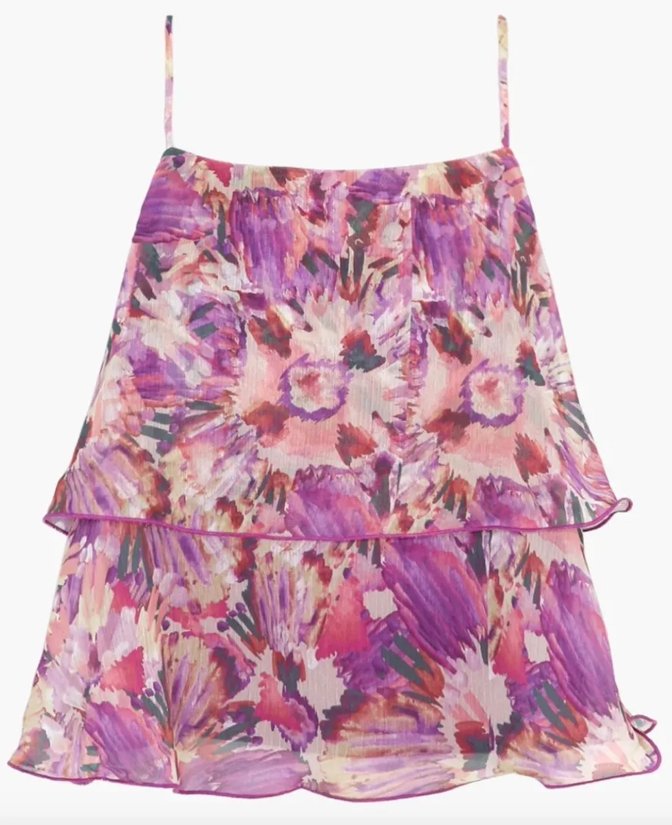 Adelyn Rae - Luna Tiered Ruffle Tank (Final Sale)