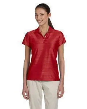 adidas Golf Ladies' climacool Mesh Polo A135 POWER RED/ BLACK
