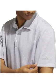 Adidas mens Ottoman Striped Primegreen Polo
