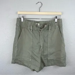 Adriano Goldschmied Paperbag Kai Shorts Sulfur Natural Agave