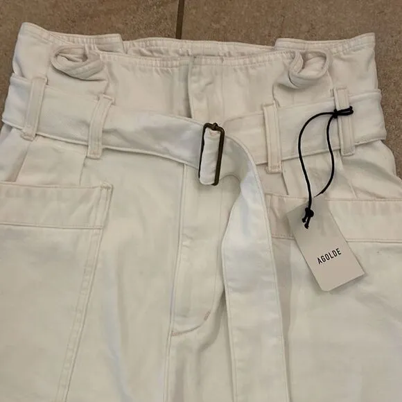 Agolde Celia Paperbag Shorts