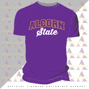 ALCORN STATE | Univ. ARCH Purple Unisex Tees (DK)