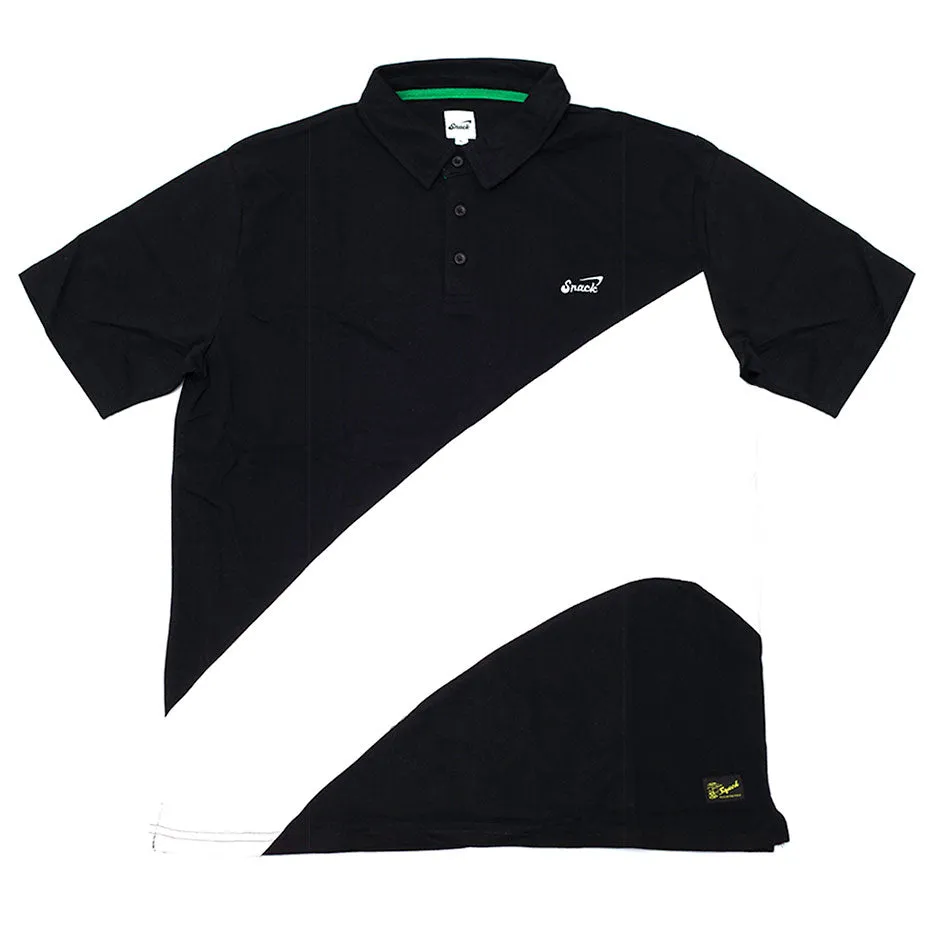 ALIVE WAVE POLO - BLACK/WHITE