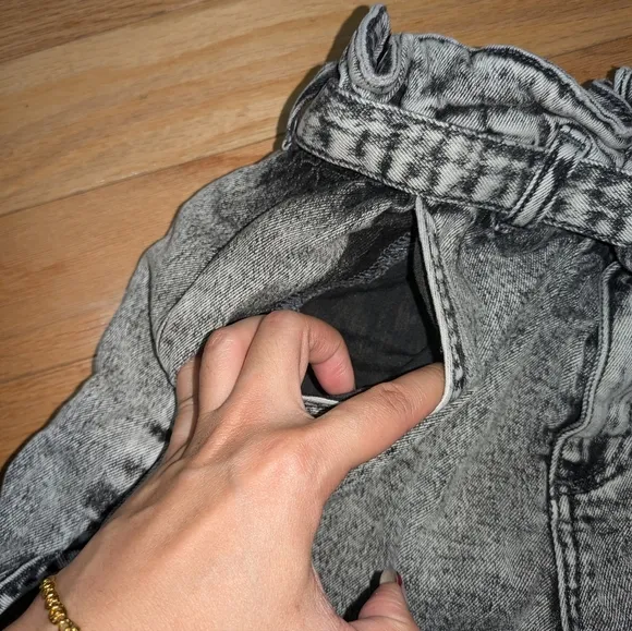 ALL SAINTS DALE PAPERBAG SHORTS