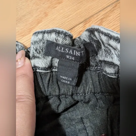 ALL SAINTS DALE PAPERBAG SHORTS