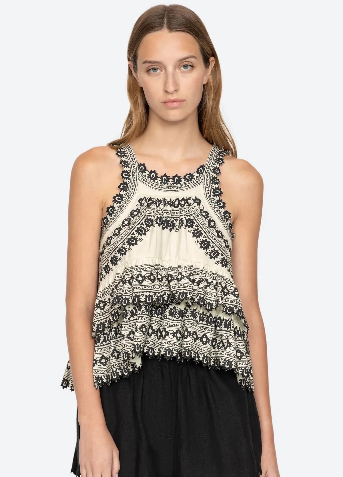 Amina Tank - Cream