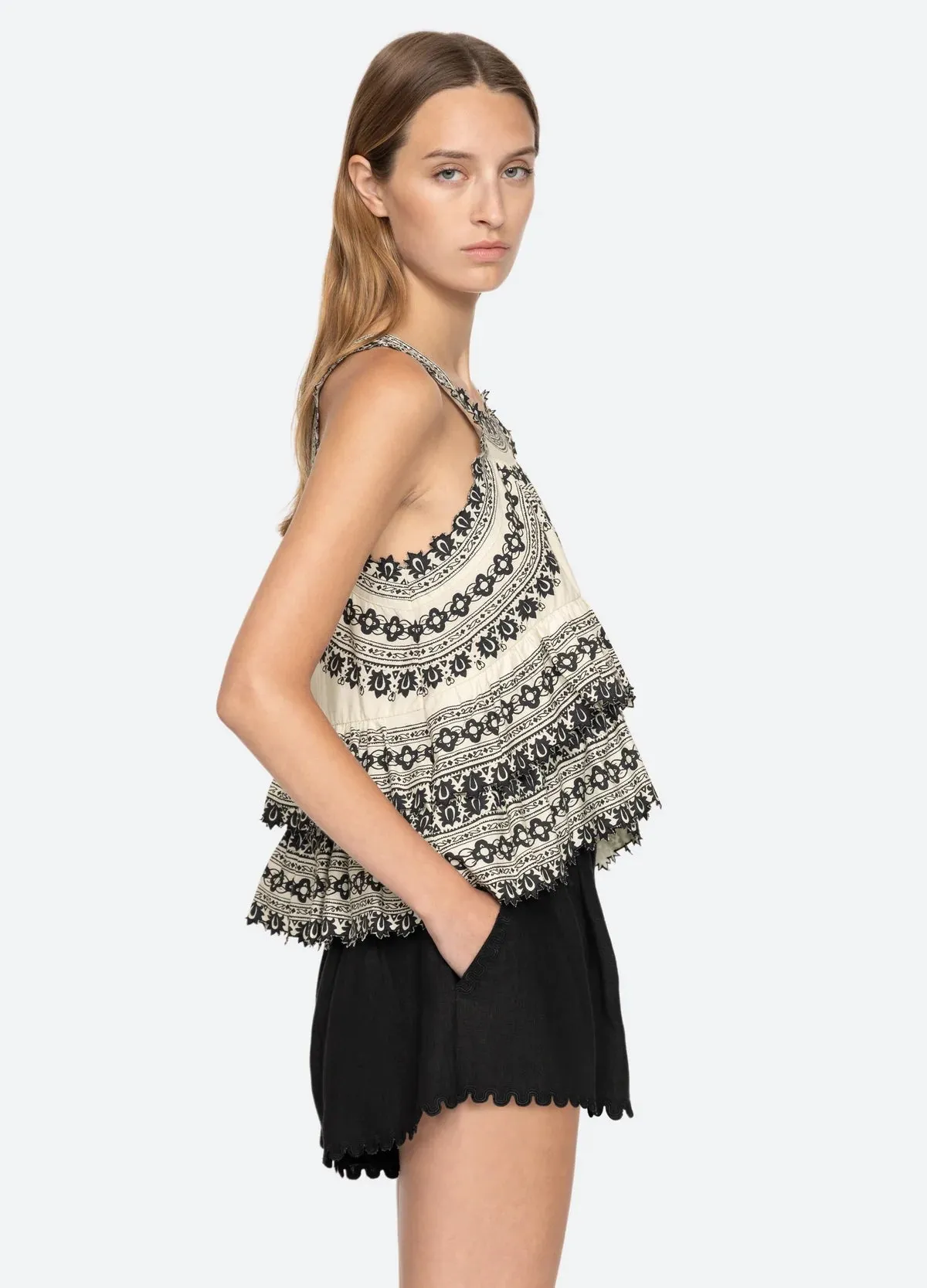 Amina Tank - Cream