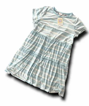 Ariel - Blue White Stripes