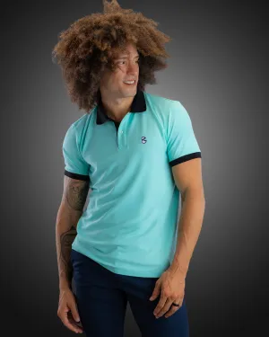 Aruba Blue Pique Polo