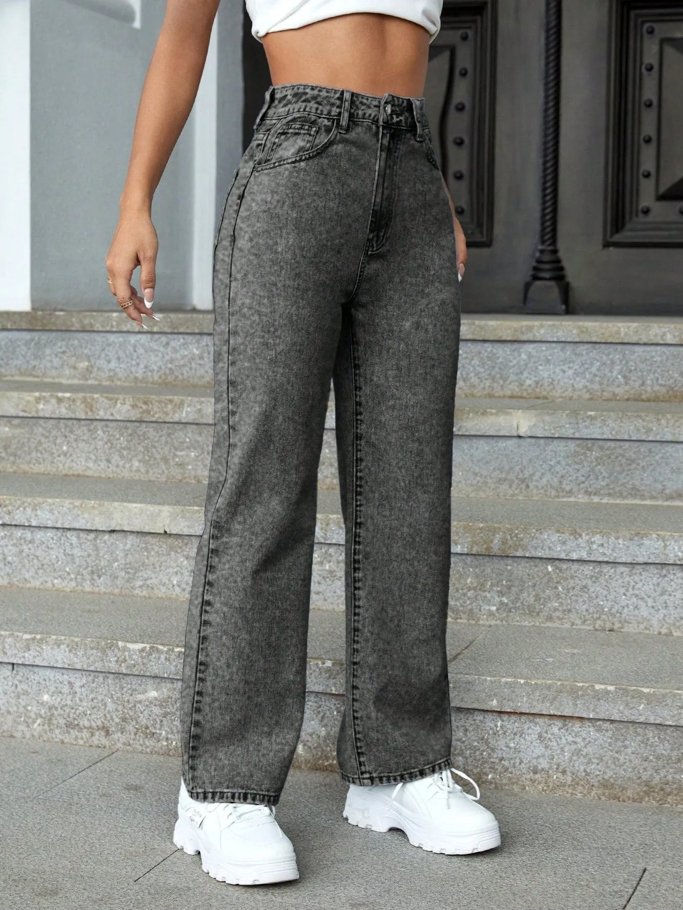 Attitude Fit Straight Leg Denim