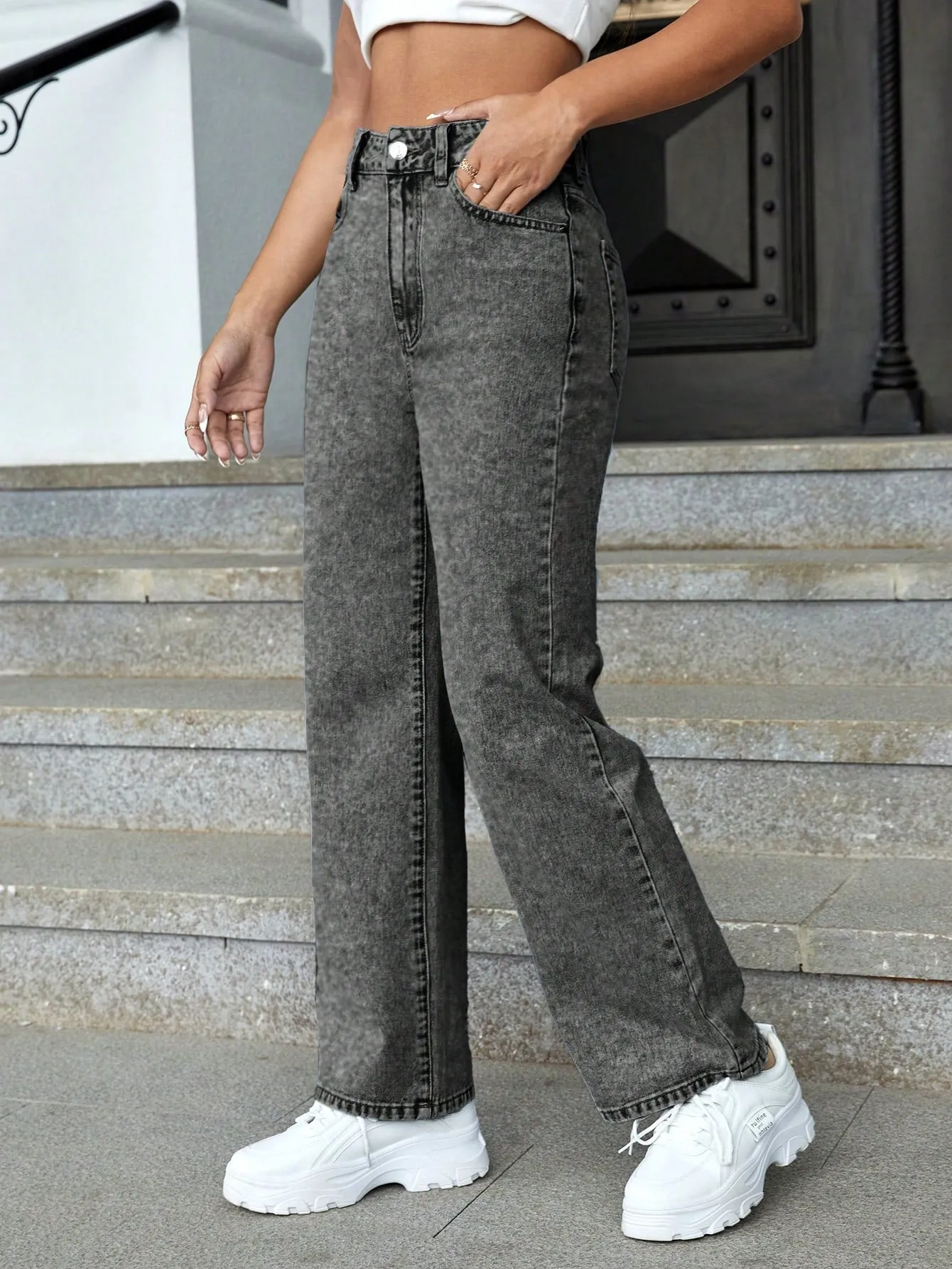 Attitude Fit Straight Leg Denim