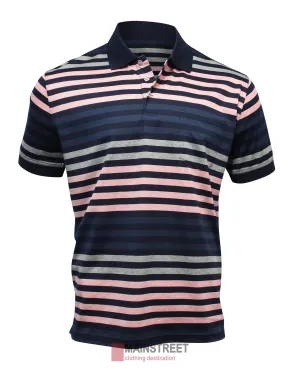 Back Bay Mercerised Cotton Striped Polo