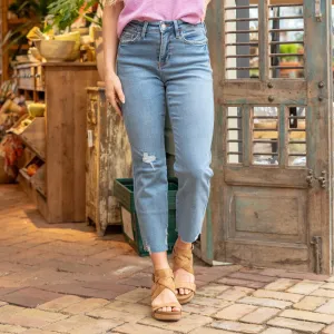 Beckons High Rise Straight Leg Regular & Plus Sizes