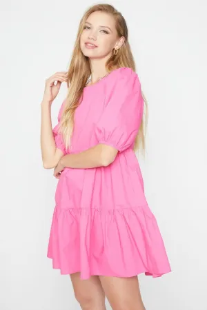 BELLA PUFF SLEEVE MINI DRESS