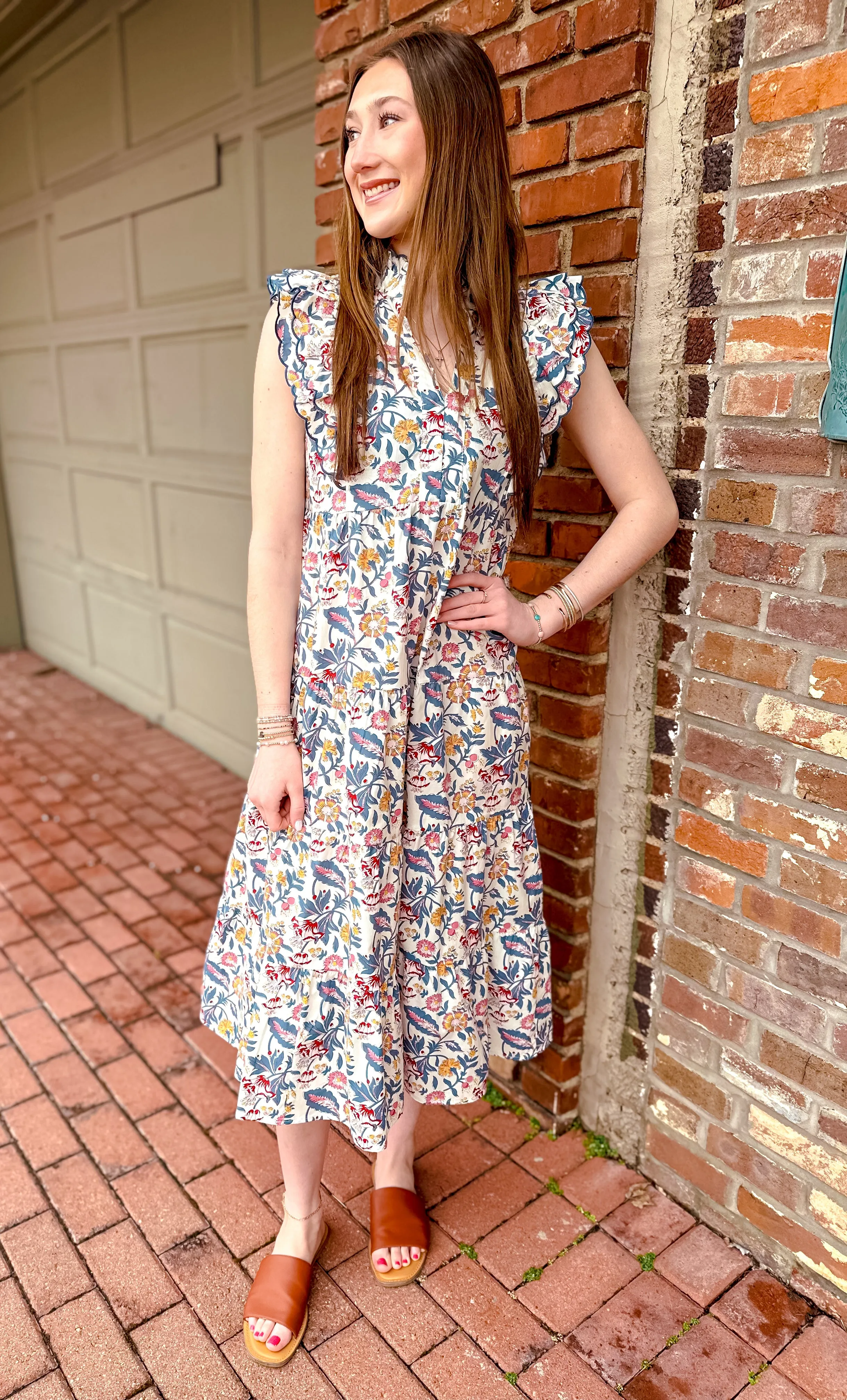 Beyond Lovely Midi Dress