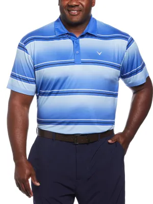 Big & Tall Energized Stripe Golf Polo