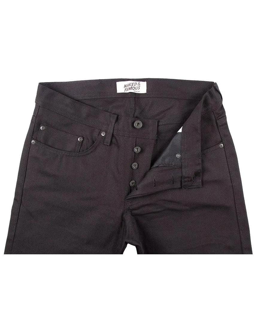Black Selvedge Chino Weird Guy