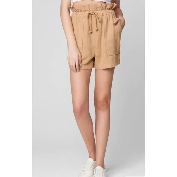 Blank NYC Incense Shorts Tan Size S