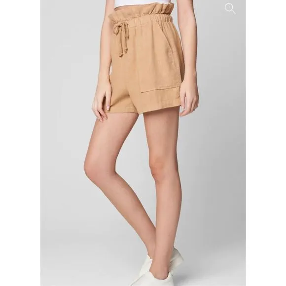 Blank NYC Incense Shorts Tan Size S