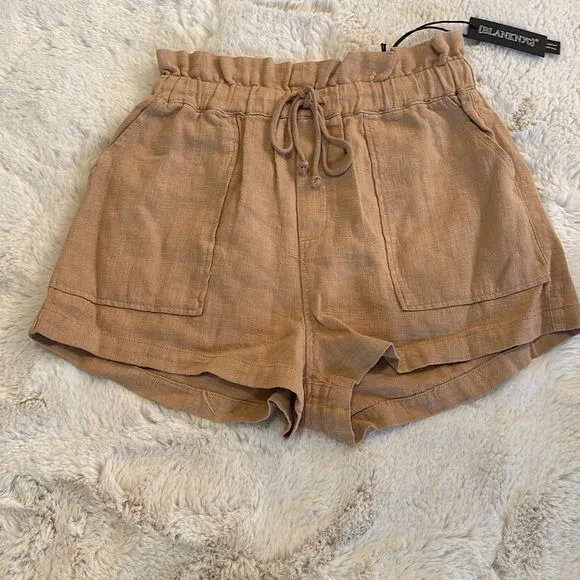Blank NYC Incense Shorts Tan Size S