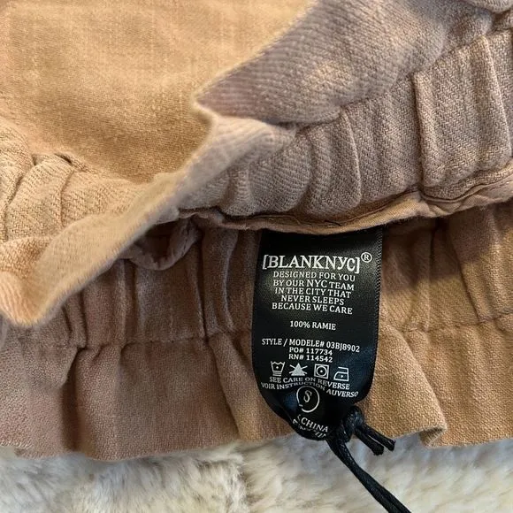 Blank NYC Incense Shorts Tan Size S