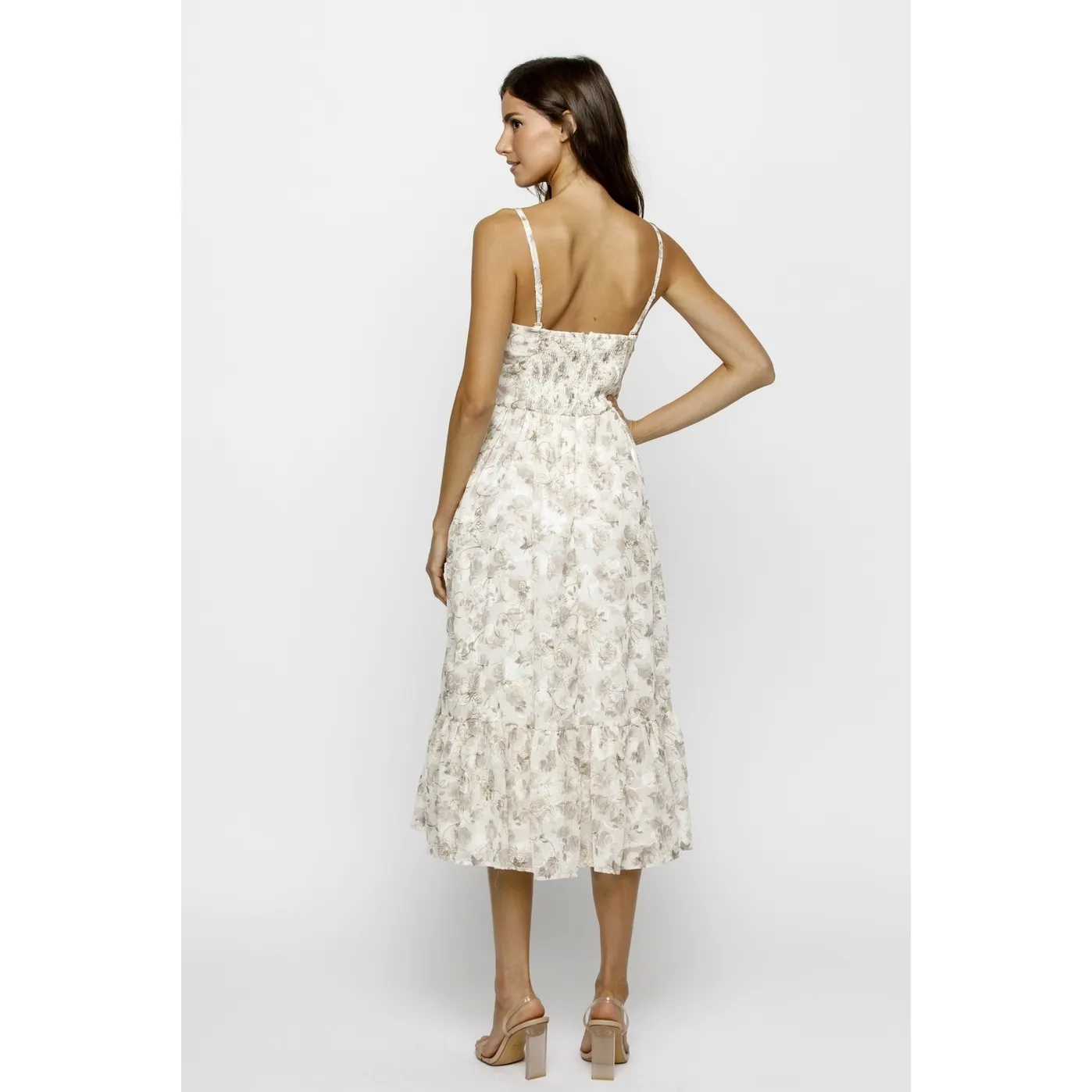 Blossom Grace Midi Dress