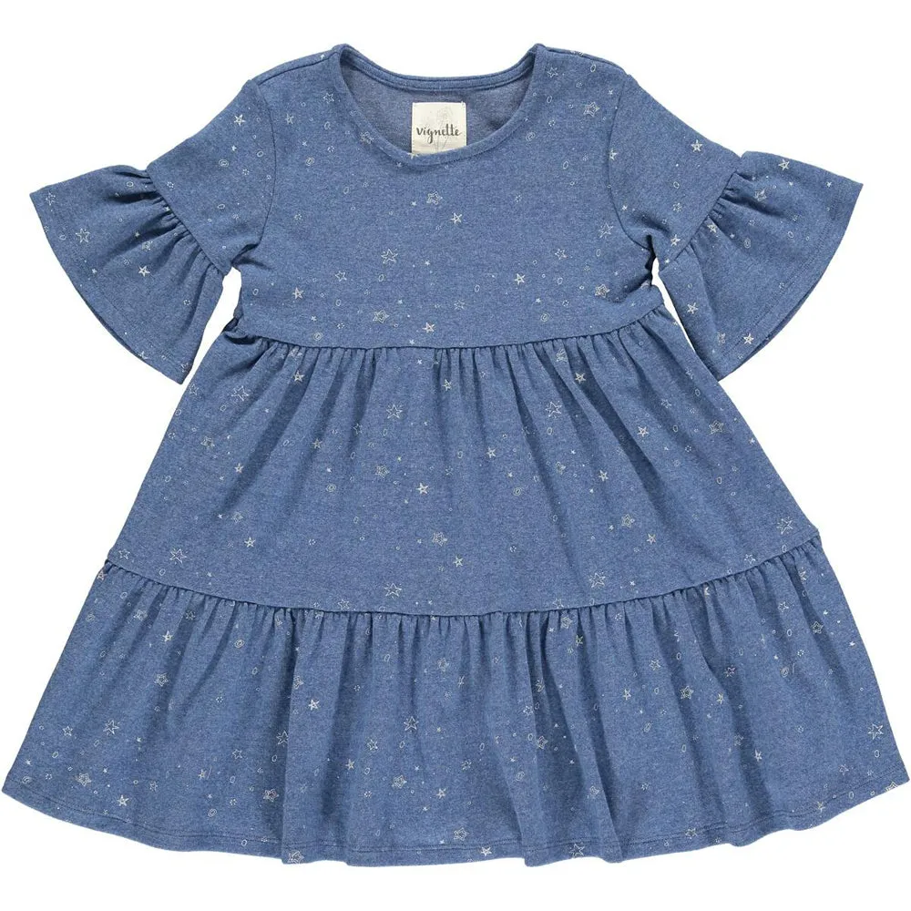 Blue Star Emily Dress