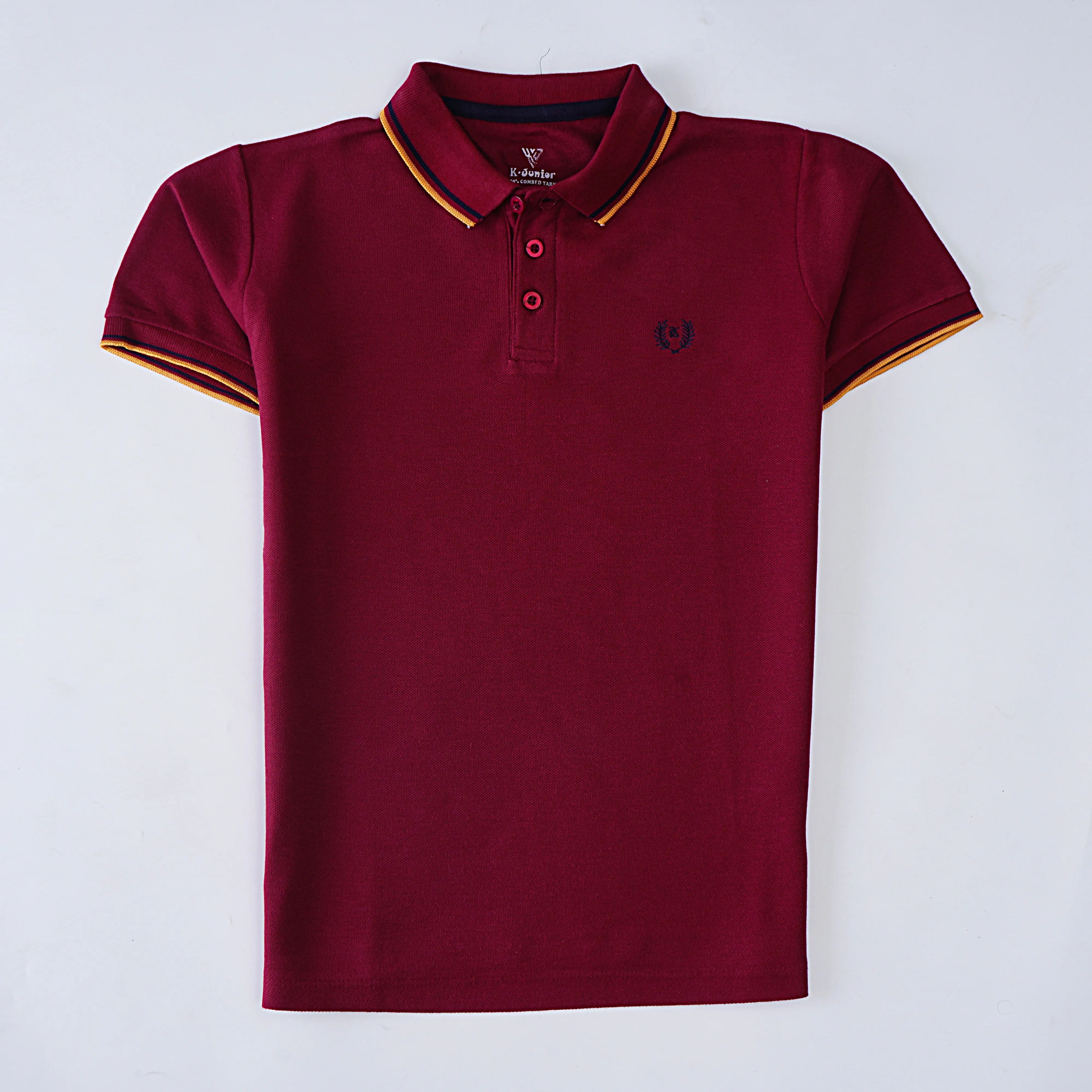 Boys Half Sleeves Polo T-Shirt (K-Logo)