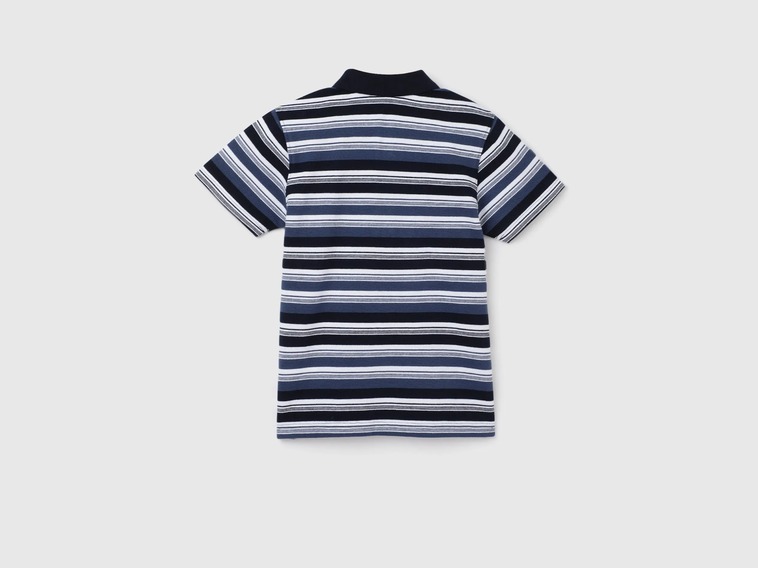 Boy's Regular Fit Polo Collar Striped Tshirts