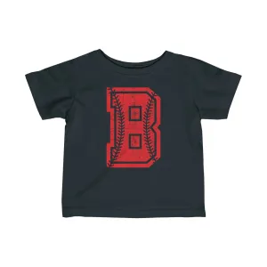 Braves Baseball Diamond Infant Fine Jersey Tee