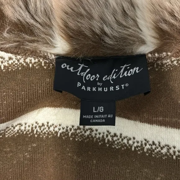 Brown Faux Fur Vest - Outdoor Edition by Parkhurst