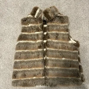 Brown Faux Fur Vest - Outdoor Edition by Parkhurst