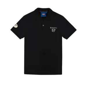 Bugatti Black Polo Short Sleeve