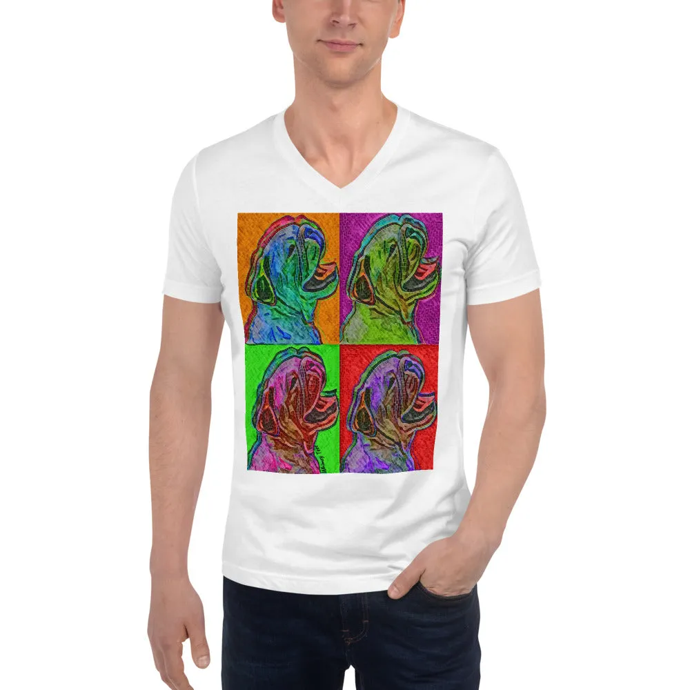 Bulldog King V-Neck Tee