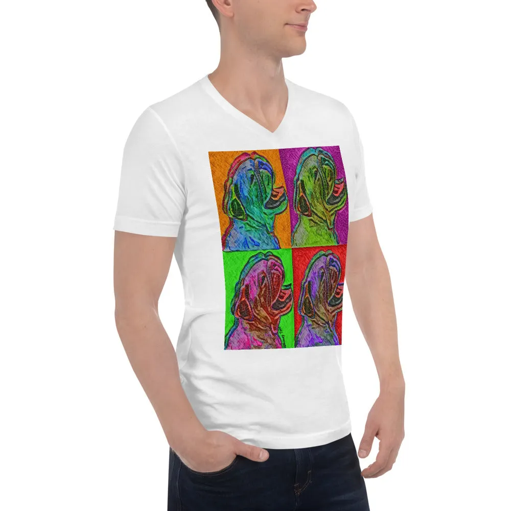 Bulldog King V-Neck Tee