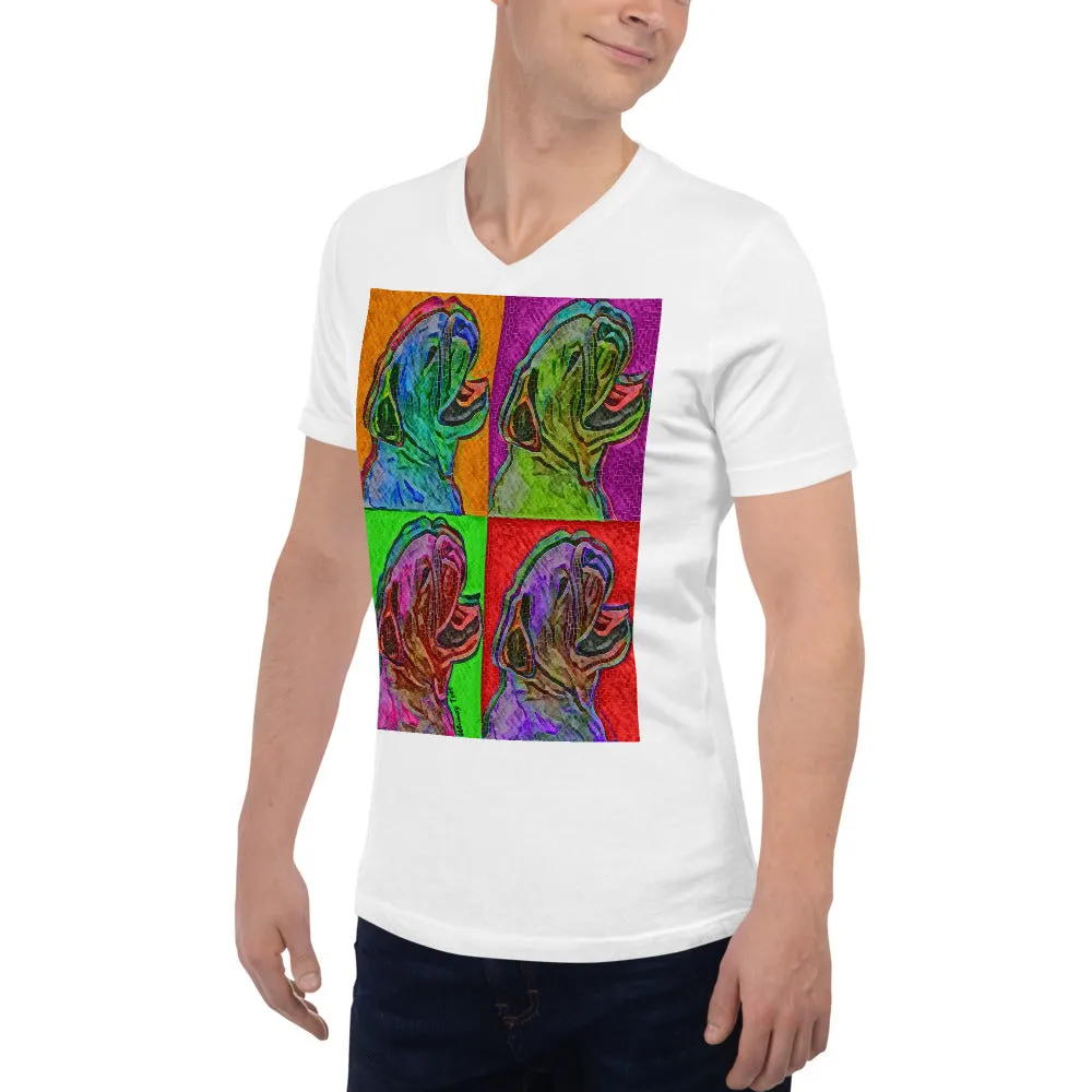 Bulldog King V-Neck Tee
