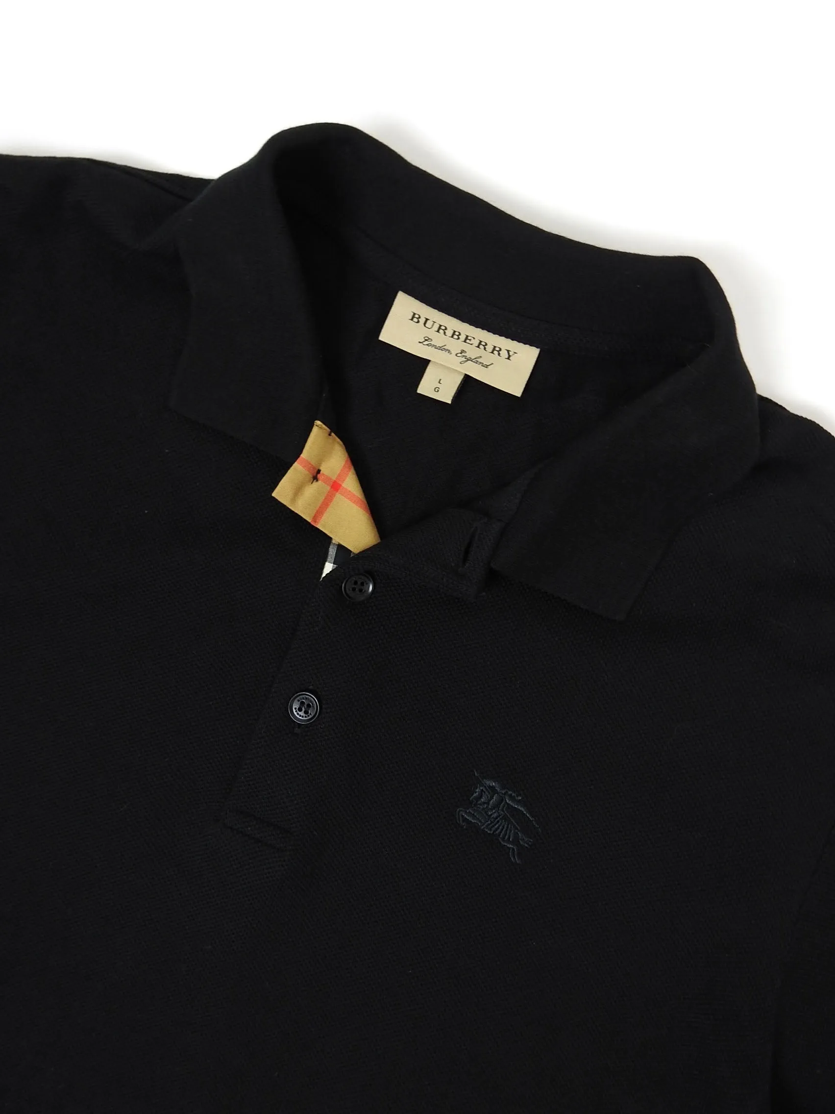 Burberry Pique Polo Size Large